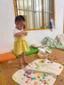 兒童六角顆粒益智玩具男孩3到6歲幼兒園寶寶早教益智玩具 22粒六角積木（入門(mén)版） 曬單實(shí)拍圖