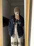 asics亞瑟士童裝25年冬季兒童柔軟舒適三防輕量保暖羽絨服【高充絨量】 藏青色 清潔度1000-鴨絨 170 充絨量109.2g 曬單實(shí)拍圖