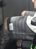 湯姆 布朗（THOM BROWNE）男士深灰色棉質(zhì)四條紋休閑短褲 MJQ159A 06772 035 曬單實(shí)拍圖