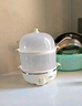 小熊（Bear）煮蛋器蒸蛋器單雙層家用高溫斷電迷你早餐雞蛋羹蒸雞蛋器蒸蛋機燉蛋器便攜式電蒸鍋煮雞蛋神器 雙層 ZDQ-B14Q1【無(wú)蒸碗】 曬單實(shí)拍圖