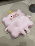 浪莎（langsha）可愛(ài)卡通風(fēng)坐墊屁墊學(xué)生坐墊教室專(zhuān)用四季通用加厚辦公室久坐神器 粉豬 40*40*8cm 曬單實(shí)拍圖