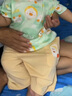 歡喜小熊寶寶短袖套裝嬰兒夏裝純棉短袖短褲兩件套兒童夏季衣服童裝 曬單實(shí)拍圖