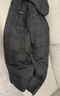 雪中飛連帽長(cháng)款羽絨服男士冬季純色加厚極寒高充絨羽絨衣防寒羽絨外套 黑色 2XL (185) 曬單實(shí)拍圖