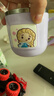 迪士尼（Disney）兒童牛奶杯嬰兒學(xué)飲杯不銹鋼牛奶杯子寶寶幼兒上學(xué)專(zhuān)用喝水杯 曬單實(shí)拍圖