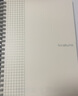 LIHIT LAB.日本LIHIT LAB.喜利HIRAKUNO方格活頁線圈本簡約大方記事本筆記本商務辦公用品學生文具 A5白 曬單實拍圖