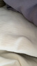 優(yōu)衣庫女裝竹節(jié)紗V領(lǐng)T恤/短袖棉白T上衣打底內(nèi)搭春夏新款483576 00 白色 M /160/84A 曬單實(shí)拍圖