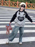 木木屋（mumuwu）品牌童裝女童毛衣秋冬2025新款兒童打底衫保暖中大童針織衫內搭潮 灰色 120 適合110-120cm年齡6-7歲 曬單實(shí)拍圖