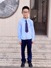 衣諾坊男生演出服西服襯衫套裝西褲學(xué)生表演服校園團體花童禮服兒童園服 曬單實(shí)拍圖