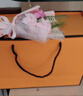 香微（XIANGWEI）送媽媽生日禮物實(shí)用40母親婆婆50歲60長(zhǎng)輩女士手提包包女包2025年 杏色【禮袋禮盒裝+花束絲巾】 【康乃馨刺繡，長(zhǎng)輩喜歡的禮物】 曬單實(shí)拍圖
