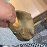 拉菲斯汀頭層牛皮月牙包包女式2025新款真皮女包手提斜挎包腋下包 622572 大象灰-小號 | 頭層牛皮 曬單實(shí)拍圖