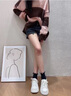 clotho Rennie品牌小白鞋女2025新款時(shí)尚高級(jí)感厚底百搭松糕鞋透氣簡(jiǎn)約板鞋 白色 35 曬單實(shí)拍圖