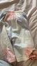 芬騰可安（FENTENGCARE）女士睡衣女夏季棉質(zhì)短袖短褲長(cháng)褲開(kāi)衫帶胸墊可外穿家居服三件套Q2 曬單實(shí)拍圖