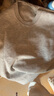 優(yōu)衣庫合作款男裝女裝寬松衛衣長(cháng)袖運動(dòng)衫休閑上衣秋冬新款481040 03 灰色 L /175/100A 曬單實(shí)拍圖