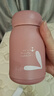 【京東物流送貨上門(mén)】萌萌兔卡通水杯女牛奶玻璃杯創(chuàng  )意便攜杯子 粉色萌萌兔 330ml 1只 曬單實(shí)拍圖