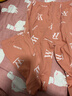 冰雪木棉睡衣女士純棉帶胸墊防凸點(diǎn)長袖家居服秋冬季10A抑菌防螨可外穿 曬單實(shí)拍圖