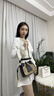 CinvaiKrose輕奢包包女包2025年新款通勤單肩斜挎包女士水桶包生日圣誕節禮物 黑啡色【節日送禮物可代寫(xiě)心意賀卡】 曬單實(shí)拍圖
