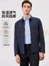 杉杉【三防面料】行政夾克翻領(lǐng)外套男士商務(wù)防風(fēng)防雨通勤抗皺耐磨男裝 曬單實(shí)拍圖
