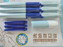 晨光(M&G)文具優(yōu)握熱可擦晶藍正姿鋼筆套裝（鋼筆*3+潤筆器+3.4口徑墨囊*3）開(kāi)學(xué)寫(xiě)字HAFP2152藍桿 曬單實(shí)拍圖