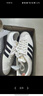 adidas T頭鞋 VL COURT復古板鞋德訓鞋男女阿迪達斯輕運動(dòng) 漢玉白/黑色/樹(shù)脂黃   42 曬單實(shí)拍圖