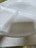 半物生活陶瓷分餐盤減肥專用分格餐盤減脂定量211餐盤家用兒童餐盤早餐盤 曬單實拍圖