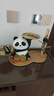 赟婭事事如意熊貓托盤(pán)擺件入戶(hù)玄關(guān)鑰匙收納置物架客廳裝飾品喬遷禮物 雙收納托盤(pán)熊貓【柿柿如意】 曬單實(shí)拍圖