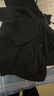H&M男裝女裝衛衣寬松美式加絨拉鏈情侶裝休閑連帽重磅開(kāi)衫1240531 黑色009 L 175/108 曬單實(shí)拍圖