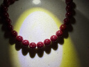 峨眉山收藏級全透晶體朱砂手串正品馬年本命男女款生日新年禮物 曬單實(shí)拍圖