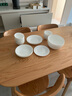 樂(lè )美雅家用餐具6件套碗碟玻璃餐盤(pán)碗具中式白盤(pán)微波爐 曬單實(shí)拍圖