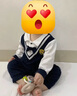 G.DUCKKIDS嬰兒少爺服春裝衣服學(xué)院風(fēng)連體衣滿(mǎn)月一周歲禮服百天宴男寶寶春秋 紳士V領(lǐng)純棉連體 90cm 曬單實(shí)拍圖