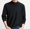杰克·瓊斯（JACK&JONES）25年男裝秋季半高領(lǐng)舒適德絨打底衫男長(cháng)袖T恤內搭休閑高彈上衣 E40 黑色 XS 165 曬單實(shí)拍圖