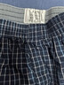 AB男士【3條】純棉寬松透氣簡(jiǎn)約格子短褲沙灘褲舒適男家居褲阿羅褲 混色【3條】 3XL 曬單實(shí)拍圖