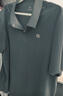 KOLON SPORT/可隆戶外POLO衫 男子接觸涼感防曬UPF50+冷黑功能短袖上衣 LHPT5AN007-BK 黑色 L175/96A 曬單實(shí)拍圖