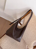 viney新款牛皮托特包包女包大容量單肩包生日禮物送女友老婆 【咖啡色】高級感實(shí)用腋下包 時(shí)尚品牌輕奢百搭通勤手提大包 曬單實(shí)拍圖
