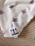 語(yǔ)嬉兒童圍巾春秋新款嬰幼兒可愛(ài)護頸脖套女童秋季防風(fēng)保暖圍脖三角巾 5#白色 3-12歲 曬單實(shí)拍圖