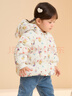 巴拉巴拉童裝羽絨服嬰兒冬季女童短款外套印花滿(mǎn)印甜美可愛(ài)保暖萌 白花色調00310-白鴨絨 90 充絨量70g 曬單實(shí)拍圖