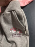 巴布豆兒童套裝春秋寶寶衣服中小童可愛(ài)童趣假兩件上衣女童休閑兩件套 粉 彩虹巴布+灰 巴布粉爪X 100 cm 曬單實(shí)拍圖