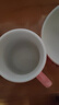 樂(lè )扣樂(lè )扣（LOCK&LOCK）陶瓷杯帶蓋馬克杯女可愛(ài)咖啡杯早餐辦公室水杯教師節禮物 粉色 420ml 曬單實(shí)拍圖
