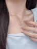 戚小米三生有幸項(xiàng)鏈女生吊墜2025新款鎖骨鏈生日情人節(jié)520送女友老婆 三生有幸項(xiàng)鏈【蝴蝶結(jié)禮盒】 曬單實(shí)拍圖