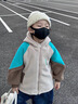 G.DUCKKIDS童裝男童外套加絨春秋款棉服洋氣秋裝2024新款兒童上衣連帽衛(wèi)衣潮 杏色 80 建議身高70-80cm1-2歲 曬單實(shí)拍圖