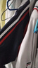 夏季中小學(xué)生校服短裙校褲統(tǒng)一標(biāo)準(zhǔn)藏青色休閑校服裙子褲子二條杠 深藍(lán)長(zhǎng)褲紅白條 175 曬單實(shí)拍圖