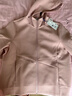 ELLE ACTIVE優(yōu)雅氣質(zhì)休閑運動(dòng)風(fēng)顯瘦外套女士春季簡(jiǎn)約百搭小清新減齡連帽外套 暗粉色 XL 曬單實(shí)拍圖