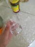 翻口杯豎條紋玻璃咖啡杯風(fēng)琴水杯家用高顏值竹節杯拿鐵牛奶果汁杯 嘟嘟杯 錘紋款1個(gè)260ml 曬單實(shí)拍圖