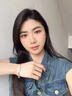 金店同款999純銀三生三世銀手鐲女三環(huán)多圈銀鐲子女款輕奢感 3【大版·內圈約62mm】 禮盒： 曬單實(shí)拍圖
