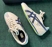 Onitsuka Tiger鬼塚虎男女款中性鞋子復古舒適運動(dòng)休閑鞋男RUNSPARK 米色/藍色-103 36 曬單實(shí)拍圖