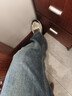 森馬（Semir）森柔牛仔|牛仔褲女抓毛闊腿褲街頭個(gè)性冬季寬松長(cháng)褲103724124001B 曬單實(shí)拍圖