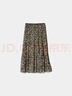 優(yōu)衣庫(kù)女裝雪紡長(zhǎng)裙層疊半身裙裙子偏短款480747 09 黑色 L /160/72A 曬單實(shí)拍圖