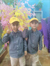 G.DUCKKIDS男童春裝套裝2025新款潮寶寶洋氣男孩衣服兒童裝春秋季痞帥氣小童 深灰三件套 襯衫+打底衫+褲子黑 100 碼 曬單實拍圖
