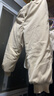 童泰（TONGTAI）寶寶褲子冬季夾棉嬰兒長(cháng)褲兒童燈芯絨棉褲加厚束口褲卡其100cm 曬單實(shí)拍圖