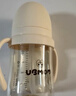 UBMOM吸管杯嬰兒寶寶學(xué)飲杯兒童喝水杯直飲杯牛奶杯吸管奶瓶一歲以上 咖色-專(zhuān)利防噴 280ml 曬單實(shí)拍圖