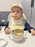 英氏（YEEHOO）兒童餐具禮盒寶寶輔食碗叉勺輔食盒圍兜喂養五件套滿(mǎn)月禮盒高級感 寶寶喂養五件套禮盒 曬單實(shí)拍圖